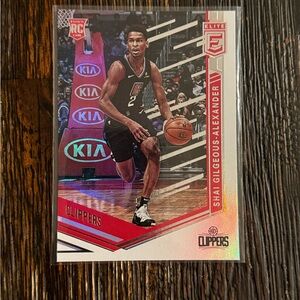 Shai Gilgeous Alexander Rookie card
